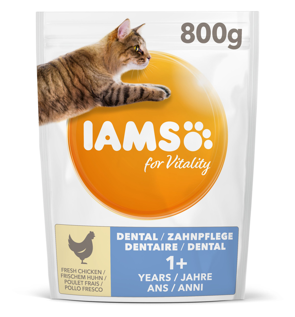 af hebben markering Met opzet IAMS kattenvoer Adult Dental Chicken 800 gr | De Boer Dier & Ruiter