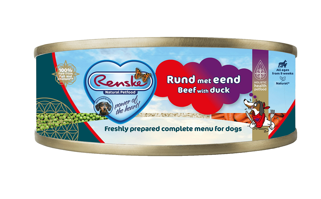 Spruit Rubriek native Renske hondenvoer Vers Vlees Maaltijd Rund & Eend 95 gr | De Boer Dier &  Ruiter