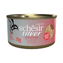 Schesir Kattenvoer Silver Kip & Eend Bouillon 70 gr