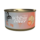 Schesir Kattenvoer Silver Kip Bouillon 70 gr