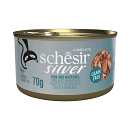 Schesir Kattenvoer Silver Tonijn & Makreel Bouillon 70 gr