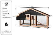 Voldux Kippen- of konijnenhok Remco Links