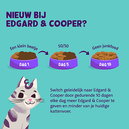 Edgard & Cooper kattenvoer Adult Kip 325 gr