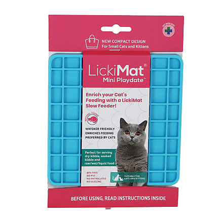 Lickimat Mini Playdate Turquoise 15 cm