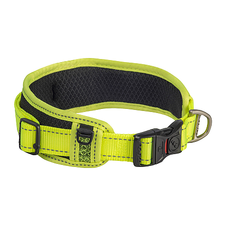 Rogz Halsband Utility Gevoerd Geel