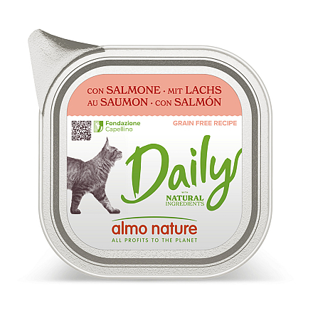 Almo Nature Kattenvoer Daily Zalm 100 gr