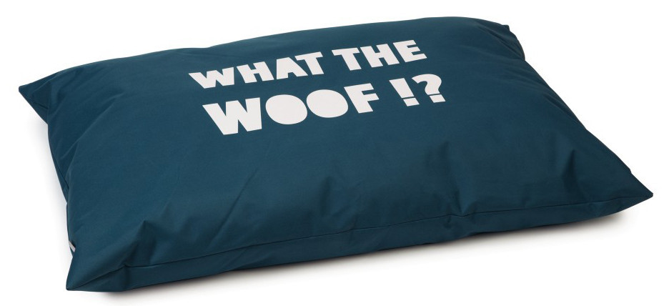 Beeztees loungekussen What The Woof groen